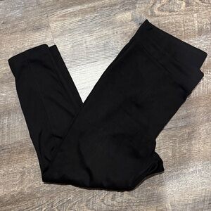 Black Ponte Leggings